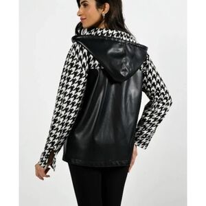 NWOT Frank Lyman Houndstooth Knit Jacket, Gorgeous!